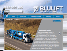 Tablet Screenshot of blulift.ie